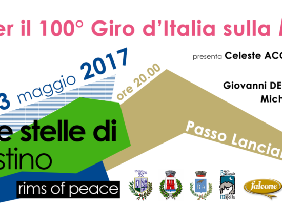 13 Maggio 2017 Festa per il 100° Giro d’Italia sulla Majella_Sotto le stelle di Celestino – Cerchi di Pace